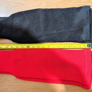 Kamazu FlexxICE Youth Hockey Socks 18.5–19” Red & Black